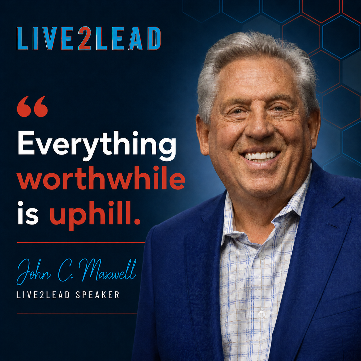 John C. Maxwell, Live2Lead 2026 speaker