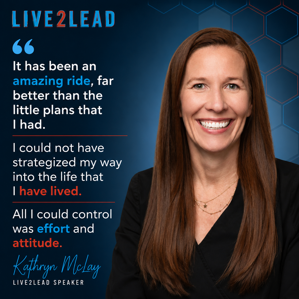 Kathryn McLay, Live2Lead 2026 speaker